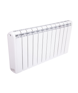 PURLINE Digitaler Heizkörper in Weiß mit Fernbedienung. Flüssigkeitslose thermische Strahler (2400 Watt, Raumgröße: 25 m²)