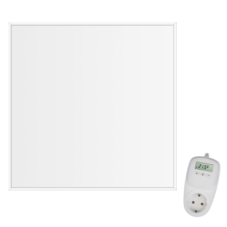 VIESTA CF360 62x62cm Infrarotheizung + TH10 Thermostat Infrarotheizung (360,00 Watt)