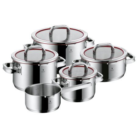 WMF 07.6055.6380 Function 4 5-tlg. Topf-Set Cromargan®: Edelstahl Rostfrei 18/10