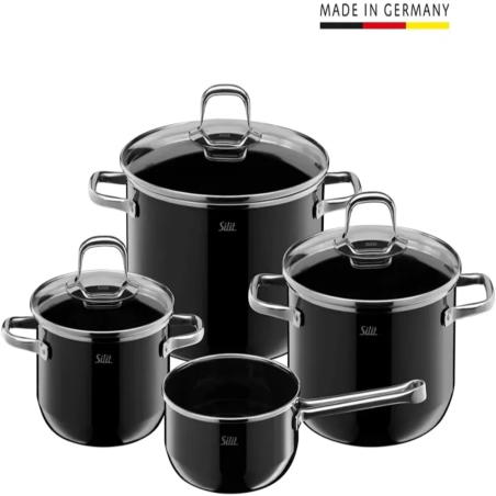 SILIT 2109304807 TOPF-SET 4TLG. ELEGANCE LINE Kochtopf Silargan