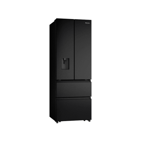 HISENSE RF632N4WFE French Door (295 kWh/Jahr, E, 2000 mm hoch, Schwarz)