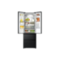 HISENSE RF632N4WFE French Door (295 kWh/Jahr, E, 2000 mm hoch, Schwarz)