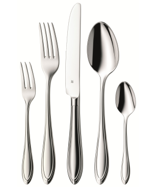 WMF 11.8900.9000 Florenz 60-tlg. Besteck-Set Edelstahl poliert