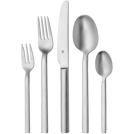 WMF 11.7800.9990 Alteo Matt 60-tlg. Besteck-Set Edelstahl matt
