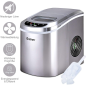 COSTWAY Eismaschine Eiswürfelbereiter (105 Watt, Silber) COSTWAY Eismaschine Eiswürfelbereiter (105 Watt, Silber)