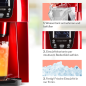 KLARSTEIN Ice Volcano 2G Eiswürfelmaschine (130 Watt, Rot)