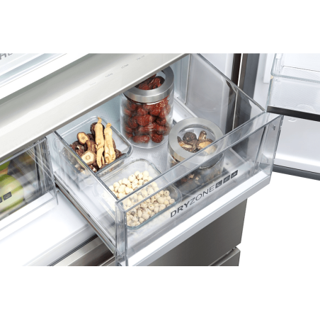 HAIER HB18FGSAAA French Door (E, 1900 mm hoch, Design-Glasfront)