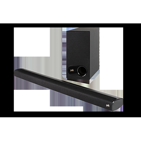 POLK AUDIO Signa S2 Soundbar (2x (32 x 112 mm) ovale Breitbandtreiber, 2x 25 mm Hochtöner, Schwarz