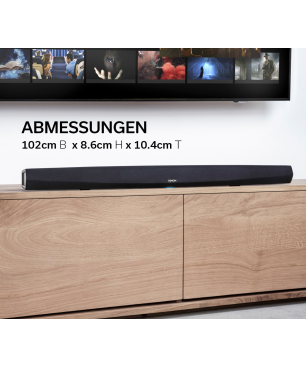 DENON DHT-S516H, Soundbar System, Schwarz