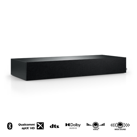 NUBERT nuBoxx AS-425 max Soundbar aktiv | Soundplate, Schwarz