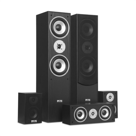 AUNA Surround 5.1-Soundsystem, Schwarz