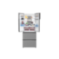 BEKO GNE490E30DZXPN French Door (F, 383 kWh, 1920 mm hoch, Edelstahl-Look) BEKO GNE490E30DZXPN French Door (F, 383 kWh, 1920 mm hoch, Edelstahl-Look)