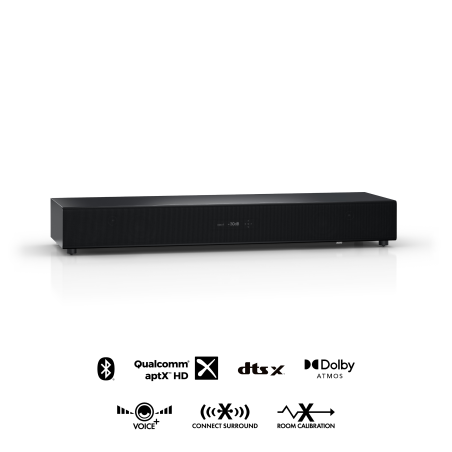 NUBERT nuPro XS-8500 RC Soundbar aktiv | Soundplate, Schwarz