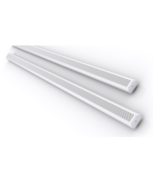 QEUS APS120 white HiFi Lautsprecher (Linienstrahler, White)