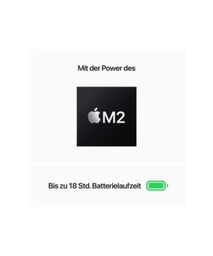 APPLE MacBook Air 2022 256 GB 8 GB RAM Space Grau