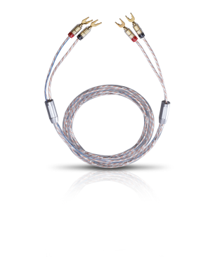 OEHLBACH 10734 TWINMIX TWO 2X6 MM² 2X4M Kabelschuhkabel, Glasklar