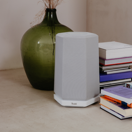 TEUFEL HOLIST M Smartspeaker App-steuerbar, Bluetooth, Weiß