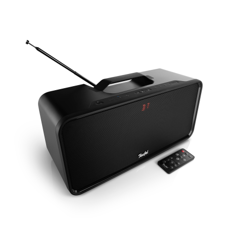 TEUFEL BOOMSTER Bluetooth-Lautsprecher, Night Black, Wasserfest