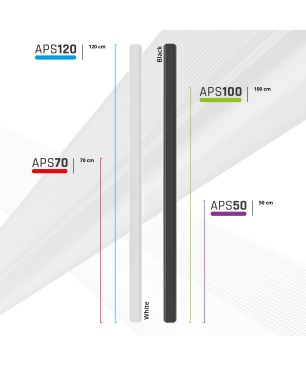 QEUS APS50 white HiFi Lautsprecher, Weiß)