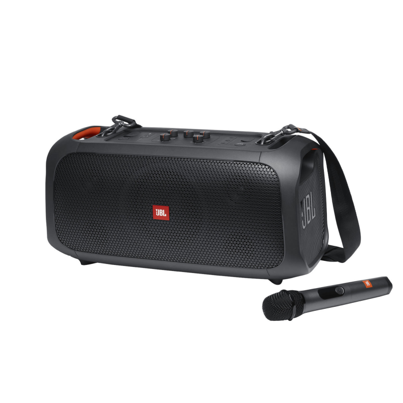 JBL Party Box on the go Bluetooth Lautsprecher, Schwarz JBL Party Box on the go Bluetooth Lautsprecher, Schwarz