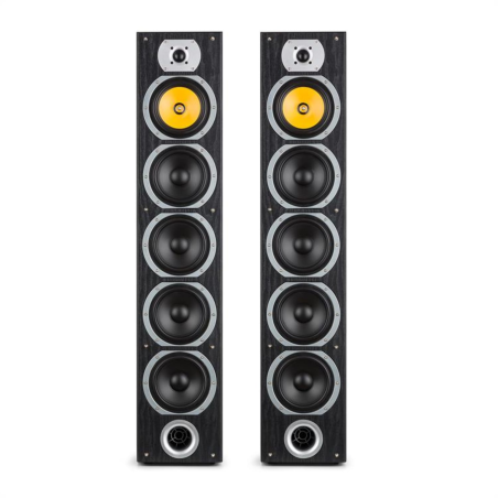 AUNA V7B Standlautsprecher, Schwarz