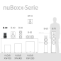 NUBERT nuBoxx B-30 Regallautsprecher Regallautsprecher, Eisgrau NUBERT nuBoxx B-30 Regallautsprecher Regallautsprecher, Eisgrau