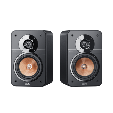 TEUFEL Ultima 20 Regallautsprecher Passiv-Lautsprecher, Schwarz