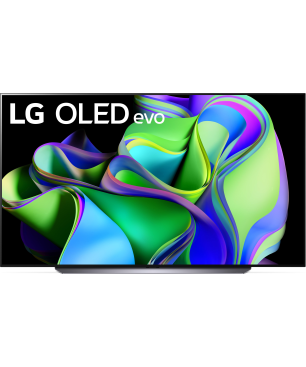 LG OLED83C31LA OLED evo TV (Flat, 83 Zoll / 210 cm, OLED 4K, SMART TV, webOS 23)