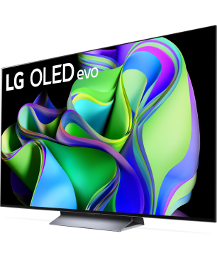 LG OLED65C31LA OLED evo TV (Flat, 65 Zoll / 165 cm, QLED 4K, SMART TV, webOS 23)