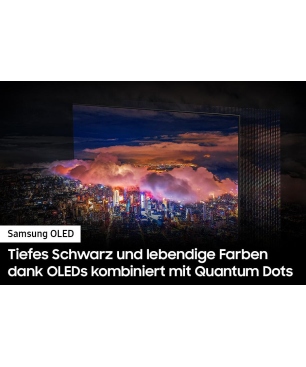 SAMSUNG GQ65S95CAT OLED TV (Flat, 65 Zoll / 163 cm, OLED 4K, SMART TV, Tizen)