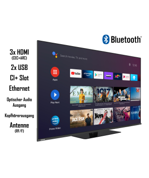 TOSHIBA 65QA5D63DG/2 QLED TV (Flat, 65 Zoll / 164 cm, UHD 4K)