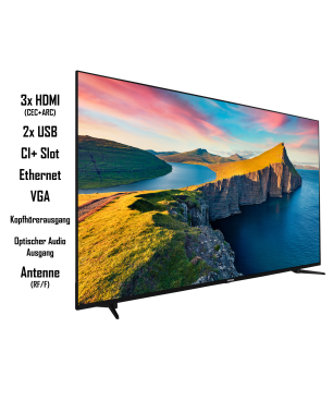 TELEFUNKEN QU70L800 QLED TV (Flat, 70 Zoll / 177 cm, UHD 4K)