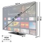 TELEFUNKEN QU65AN900M QLED TV (Flat, 65 Zoll / 164 cm, UHD 4K)