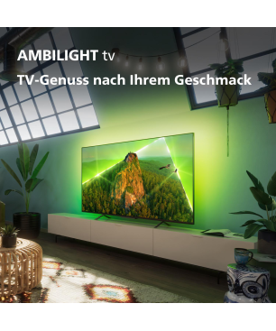 PHILIPS 55PUS8108/12 4K LED Ambilight TV (Flat, 55 Zoll / 139 cm, UHD 4K, SMART TV, Ambilight, Philips Smart TV)