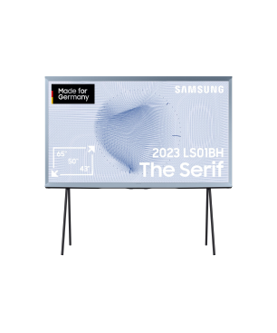 SAMSUNG GQ65LS01BHU The Serif QLED TV (Flat, 65 Zoll / 163 cm, UHD 4K, SMART TV, Tizen)