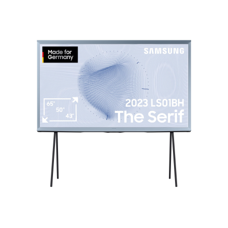 SAMSUNG GQ65LS01BHU The Serif QLED TV (Flat, 65 Zoll / 163 cm, UHD 4K, SMART TV, Tizen)