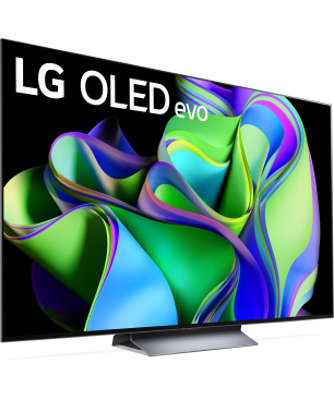 LG OLED65C37LA OLED evo TV (Flat, 65 Zoll / 165 cm, UHD 4K, SMART TV, webOS 23 mit LG ThinQ)