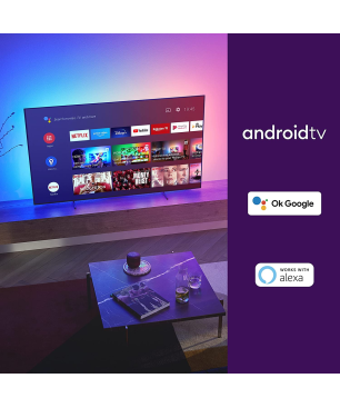 PHILIPS 48 OLED 806/12 OLED TV (Flat, 48 Zoll / 121,92 cm, UHD 4K, Ambilight, Android TV)