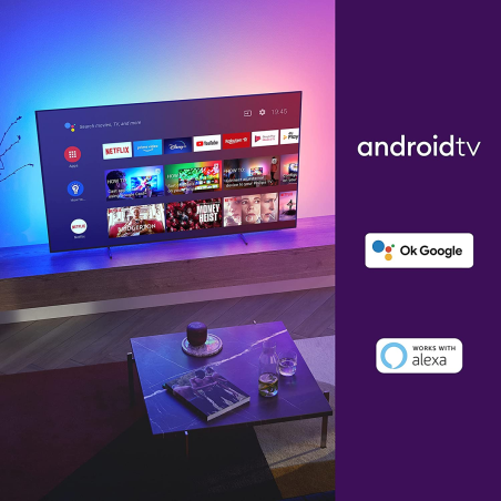 PHILIPS 48 OLED 806/12 OLED TV (Flat, 48 Zoll / 121,92 cm, UHD 4K, Ambilight, Android TV)