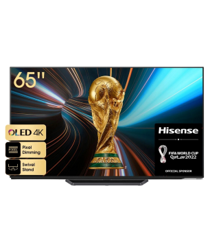 HISENSE 65 A 85 H OLED TV (Flat, 65 Zoll / 164 cm, UHD 4K, VIDAA U6)