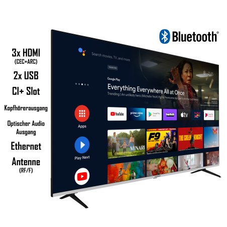 TELEFUNKEN QU70AN900S QLED TV (Flat, 70 Zoll / 177 cm, UHD 4K)