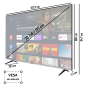 TELEFUNKEN QU70AN900S QLED TV (Flat, 70 Zoll / 177 cm, UHD 4K) TELEFUNKEN QU70AN900S QLED TV (Flat, 70 Zoll / 177 cm, UHD 4K)