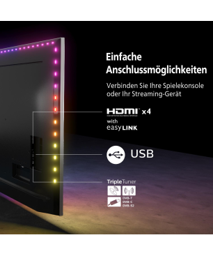 PHILIPS 55PUS8007/12 LED TV (Flat, 55 Zoll / 139 cm, UHD 4K, SMART TV, Ambilight, Android TV™ 11 (R))
