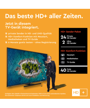 HITACHI U50K6100A LED TV (Flat, 50 Zoll / 126 cm, UHD 4K, SMART TV)