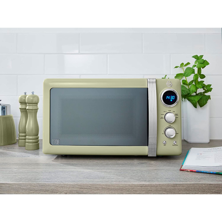 SWAN Retro STRP2070GNEU Set Toaster und Wasserkocher Grün (850 Watt, Schlitze: 2)