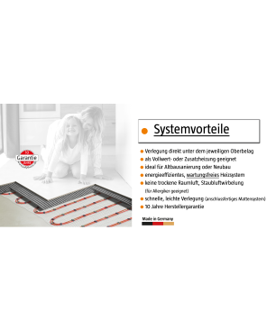 VARIO-HEAT HYBRID SET Fußbodenheizung (1125 Watt)