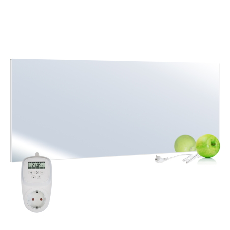VIESTA H700-SP Spiegel Infrarotheizung + Thermostat TH12 Infrarotheizung (700,00 Watt)