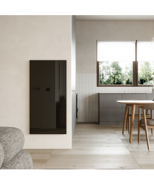 BOLDR Kelvin Large Smart Elektrische Infrarotheizung (700 Watt, Raumgröße: 19 m², Schwarz)