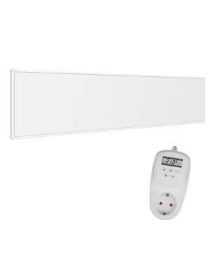 VIESTA CF360 120x30cm Infrarotheizung + TH12 Thermostat Infrarotheizung (360,00 Watt)