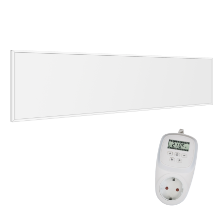 VIESTA CF360 120x30cm Infrarotheizung + TH12 Thermostat Infrarotheizung (360,00 Watt)